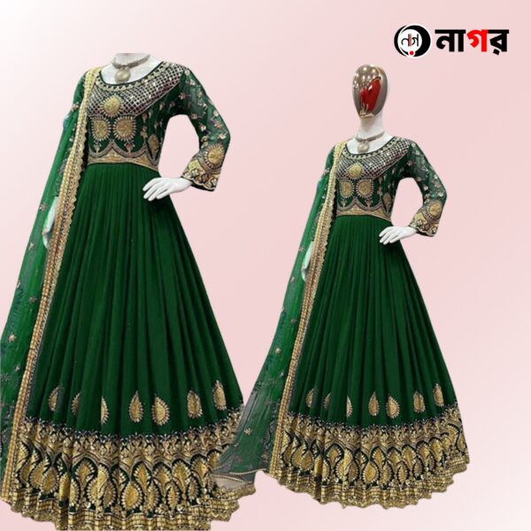 Georgette With Embroidery 3 Pcs - Image 4